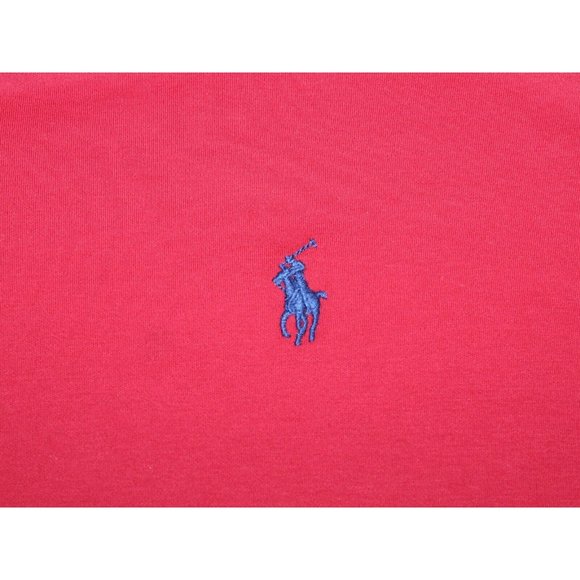 Polo Ralph Lauren Red 1/4 Zip‎ Cotton Pullover Long Sleeve Shirt Mens Size XXL - Picture 4 of 5